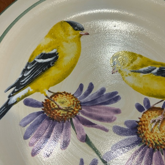 Lenox Summer Greetings Goldfinch by Catherine McClung  8 1/2” plate - Picture 4 of 7